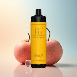 RandM Fumot Shisha 10000 Puffs فاكهة العاطفة الحلوة مع 0.5% نيكوتين و 850 مللي أمبير ساعة