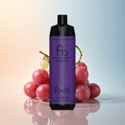 RandM Fumot Shisha 10000 Puffs عنب الجليد بـ 0.5% نيكوتين و 850 مللي أمبير