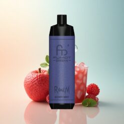 RandM Fumot Shisha 10000 Puffs نعناع التوت مع بطارية 850 مللي أمبير ونيكوتين 0.5%