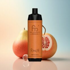 RandM Fumot Shisha 10000 Puffs فيمتو بول بشريط مؤشر إل إي دي وبطارية 850 ملي أمبير وسائل إلكتروني بتركيز 0.5% نيكوتين