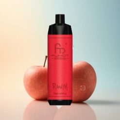 RandM Fumot Shisha 10000 Puffs تفاحتين مع مؤشر LED و 850 مللي أمبير و 0.5% نيكوتين