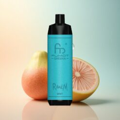 RandM Fumot Shisha 10000 Puffs نعناع مع مؤشر LED وبطارية 850 مللي أمبير