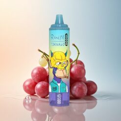 RandM Fumot Tornado 15000 Puffs عنب جليد مع 25 مل عصير و 850 مللي أمبير