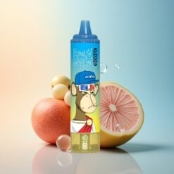 RandM Fumot Tornado 15000 Puffs السيد الأزرق بشاشة إل سي دي وبطارية 850 مللي أمبير