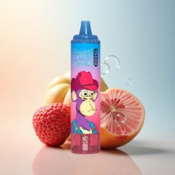 RandM Fumot Tornado 15000 Puffs عنب مشكل بشاشة إل سي دي وشاحن نوع سي