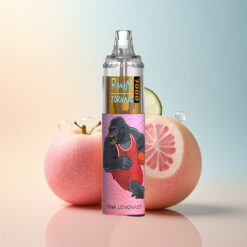 RandM Fumot Tornado 7000 Puffs عصير الليمون الوردي مع 14 مل سائل إلكتروني و 5% نيكوتين