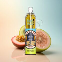 RandM Fumot Tornado 7000 Puffs كيوي باشن فروت جوافة مع 14 مل سائل إلكتروني و 850 مللي أمبير بطارية وشبكة ملف