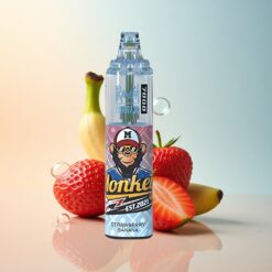 RandM Fumot Tornado 7000 Puffs فراولة موز 5% نيكوتين 850 مللي أمبير ساعة