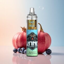 RandM Fumot Tornado 7000 Puffs عنب الرمان مع نيكوتين 5٪ وبطارية 850 مللي أمبير