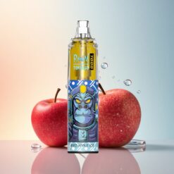 RandM Fumot Tornado 7000 Puffs تفاحة حمراء مثلجة بنسبة 5% نيكوتين و 850 مللي أمبير ساعة