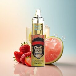 RandM Fumot Tornado 7000 Puffs فراولة بطيخ ليموناضة مع 5% نيكوتين وبطارية 850 مللي أمبير