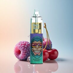 RandM Fumot Tornado 7000 Puffs الكريز الأزرق مع ضبط الهواء ونسبة 5% نيكوتين