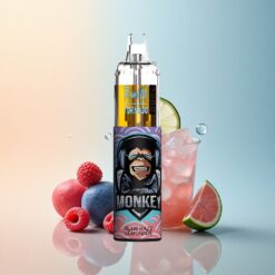 RandM Fumot Tornado 7000 Puffs عصير الليمون الأزرق مع نيكوتين 5% وشاحن نوع سي