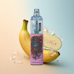 RandM Fumot Tornado 7000 Puffs بنانا آيس 850 مللي أمبير شبكية