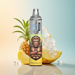 RandM Fumot Tornado 7000 Puffs أناناس جليد مع بطارية 850 مللي أمبير وسيجارة شبكية