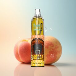 RandM Fumot Tornado 7000 Puffs خوخ مانجو بشريط شبكي وبطارية 850 مللي أمبير في الساعة