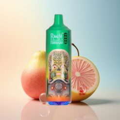 RandM Fumot Tornado 9000 Puffs حلوى قوس المطر مع شبكة ملف 18 مل و 850 ملي أمبير