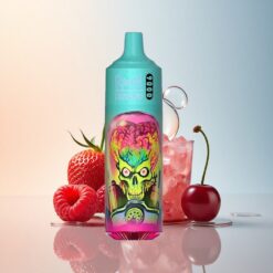RandM Fumot Tornado 9000 Puffs توت العليق الفراولة الكرز الجليد مع بطارية 850 ملي أمبير وشاشة RGB