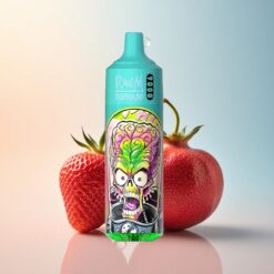 RandM Fumot Tornado 9000 Puffs فراولة رمان بطارية 850 ملي أمبير وشاشة RGB