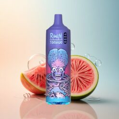 RandM Fumot Tornado 9000 Puffs بطيخ براز الجليد بشاشة RGB و 18 مل عصير وبطارية 850 ملي أمبير