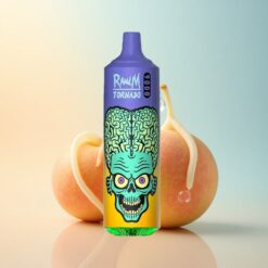 RandM Fumot Tornado 9000 Puffs مانجو الفراولة بشاشة RGB و 850 مللي أمبير و 18 ملليلتر