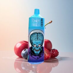 RandM Fumot Tornado 9000 Puffs توت بري كرز توت أحمر بشاشة RGB وبطارية 850 مللي أمبير