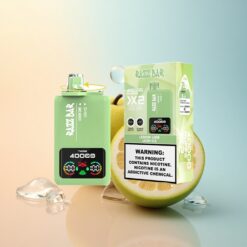 Razz Bar 40000 Puffs ليمون لايم - لوش آيس مع شاشة عرض و 650 مللي أمبير ساعة ونسبة نيكوتين 5%