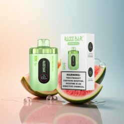 Razz Bar 50K Puffs بطيخ مثلج بشبكة 1.0 أوم وبطارية 650 مللي أمبير