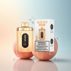 Razz Bar 50K Puffs عنب الثلج مع 2% نيكوتين وبطارية 650 مللي أمبير