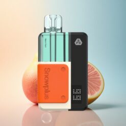 Snowplus Swift 15000 Puffs Pod Kit مطر النيون المزدوج: شبكة مزدوجة، بطارية 1000 مللي أمبير، سعة سائل 12 مل