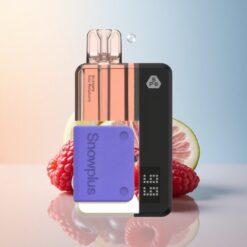 Snowplus Swift 15000 Puffs Pod Kit التوت البري الحامض التوت العُلّيقي مع 1000 مللي أمبير وبطارية قابلة لإعادة الاستخدام